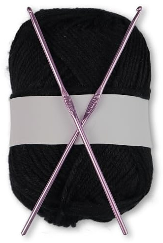 DI.ENNE SHOP - Fettuccia per Borsa a Uncinetto - 300metri/300g - 1 Filato Morbido per Intrecci Raffinati e 2 Uncinetti di Precisione da 3.0mm - Set Ideale per Borse, Amigurumi e Lavori a Mano