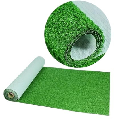 FJOADNVM Rasenteppich Outdoor Garten-Kunstrasen-Fälschungsgras-Rasen-Außenbalkon-Innenhof-Innendekoration-Kunstrasen-Fälschungs-Grün-Gras-Teppich(50x100cm)