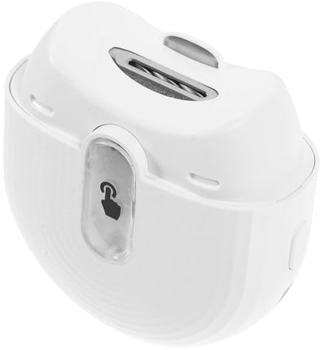 BAZEITFLOW Elektrischer Nagelknipser Babynagelknipser Automatischer Nagelknipser für Babys Kinder Erwachsene Senioren Präzises Schneiden aus Edelstahl Kompakt 7,5 X 6,5 X 3cm Weiß