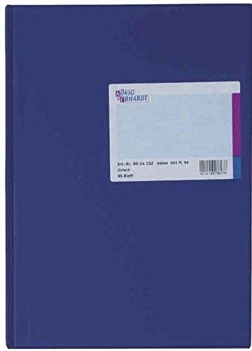 König & Ebhardt König und Ebhardt König & Ebhardt 8614152 Geschäftsbuch (A4, liniert)