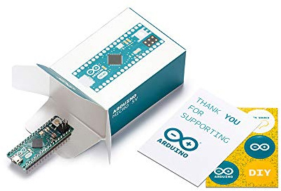 Arduino Micro with headers [A000053] - Kompakte Platine mit ATmega32U4-Mikrocontroller, kompatibel IDE, ideal f�r elektronische Projekte, Roboter, eingebettete Ger�te und DIY-Anwendungen.