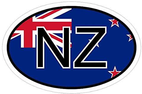 Kiwistar - Autoaufkleber - 15x10 cm - außen klebendKiwistar Autoaufkleber - Neuseeland NZ Auto, Laptop, Fahrrad, LKW, Motorrad Mehrfarbig Autoaufkleber Aufkleber KFZ Flagge Fahne