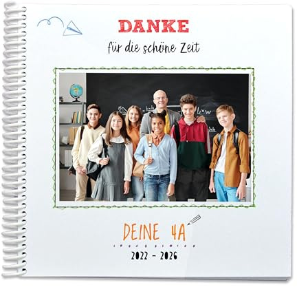 Feenstaub Abschiedsgeschenk Lehrer, Abschiedsbuch Lehrerin Grundschule Volkschule, Erinnerungsbuch zum Abschied Abschluss 4 Klasse, Klassenbuch für Lehrer Abschied, Geschenk Grundschullehrerin