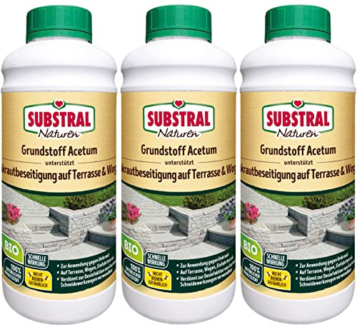 3 Stück 1L Substral NATUREN Grundstoff ACETUM