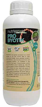 Nutrigenera - Pro Byotik Bio- Concentrato Microbiologico Per Il Ripristino Della Fertilità Biologica Del Suolo e Nutrizione Delle Piante - 1 L