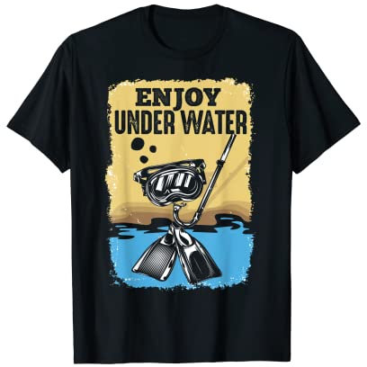 Schnorcheln - Tauchen - Taucher - Schwimmflossen - Schnorchel T-Shirt