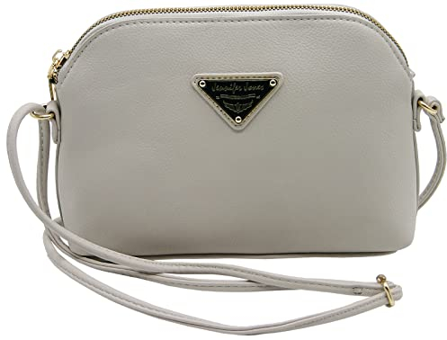 JENNIFER JONES - Modische Damen Handtasche - Umhängetasche - Clutch Bag - Schultertasche zum Ausgehen (Einfach, Schwarz)