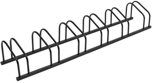 ZEYUAN Fahrradständer für 6 Fahrräder Schwarz Stahl, Fahrradhalterung, Bike Stand, Fahrrad Ständer Halter, Fahrradhalter- & -Ständer, Fahrrad Halterungen Wand, Fahrradanlehnbügel