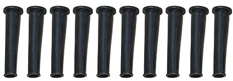 Perfeclan 10 Uds Funda de Cable de Goma Protector de Cable Duradero Ligero Protector de Alivio de tensión Herramientas eléctricas Protectoras Cubierta de, 70 mm x 8 mm