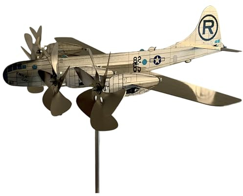 Aereo segnavento Boeing B29 Superfortress Enola Gay in acciaio inox su cuscinetti a sfera