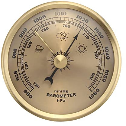 Barometer für zu Hause, 70mm Hochpräzises Analog Barometer zur Messung von Druckänderungen