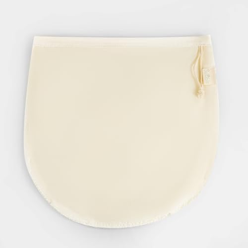 Susable Nussmilchbeutel Bio waschbar 100% Biobaumwolle (2 Stück) für Bio Nussmilch & Pflanzenmilch, Mehrzweck Passiertuch für hausgemachten Käse, Obstsaft und Gemüsesaft(25X25cm)