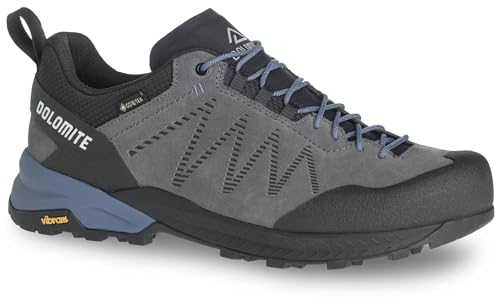 Dolomite M Crodarossa Leather GTX Grau - Gore-Tex Leichter wasserdichter Herren Leder Zustiegsschuh, Größe EU 43 1/3 -
