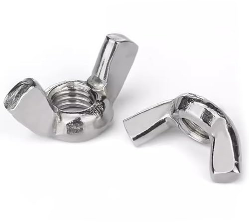 M8 Wing Nuts,Stainless Steel 18-8(304) Wing Nuts, 20Pcs-Pack