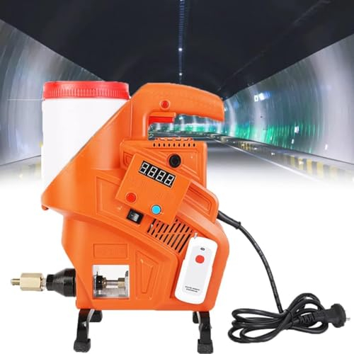 High-Pressure Grouting Machine - Electric Mortar Grout Gun 980W Portable Pointing Sprayer With Remote Control For Home Decoration, Bricks Walls & Floors