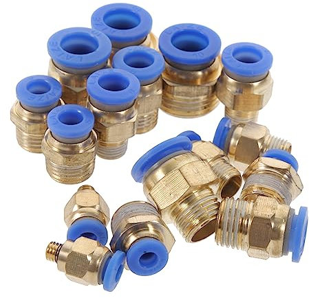 Mobestech Schlauchkupplung Gerade Kupplung Luftschlauchverbinder Rohrverbinder Luftfitting Widerhakenfitting Crimp-cinch Für Luftschlauche Druckluftwerkzeuge Und Industrieprojekte
