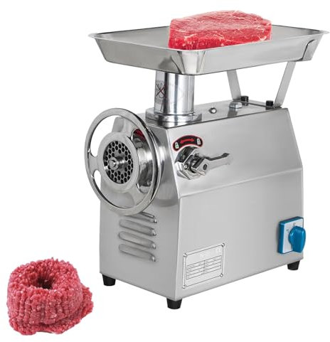 WUCIOA Commercial Electric Meat Grinder, 1100W Multifunctional Food Grinder, 200 KG/H, Removable Stainless Steel Mincer Machine, Automatic Food Stuff Maker for Meat, Vegetables, Chili
