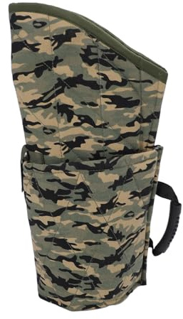 Asixxsix Protection D'entraînement des Manches de Morsure de Chien, Protection de Formation de Formation de Chiens en Toile Réglable, Chiot de Chiens Jouant du Jeu de Jouets Putain de