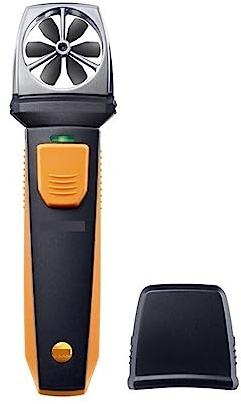 Vane Anemometer With Smartphone Operation
