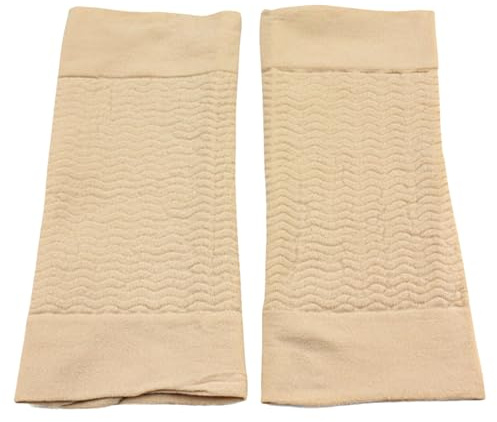 Oberarm Kompression Damen Elastische Armstulpen 1 Paar Khaki | Polyester, Fitness und Workout Geeignet, Massageeffekt und Ermüdungsreduktion