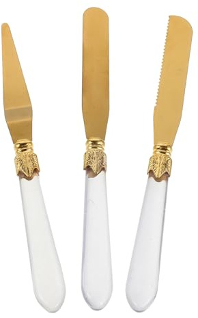 Healifty Juego De 3 Palas Para Queso Minicuchillos Para Queso Esparcidor De Mermelada Cuchillos Y Esparcidor De Mantequilla De Condimentos