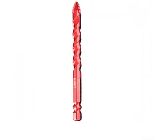 Forets en carbure conçus pour le bois, le métal, le verre, le carrelage et d'autres matériaux tels que les cloisons sèches, les briques, l'aluminium et la tôle (12 mm)