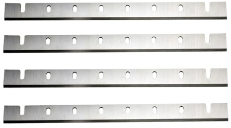 4 cuchillas de acero de alta velocidad for cepilladoras, cortadores de repuesto con tratamiento térmico for cepilladoras de espesor DW733 y DW7332.