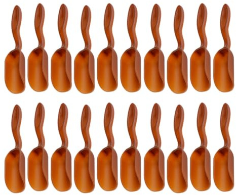 VILLCASE 30 Cucharas para Plantas Suculentas de Rojo, Herramientas de Jardinería Resistentes y Cómodas para Uso en Casa y Jardín