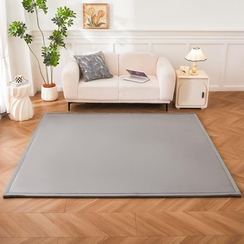 Krabbelmatte Baby 150x200cm Rutschfeste Babyspielmatte aus Korallenfleece