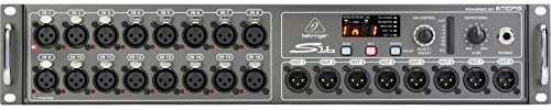 Behringer S16 I/O-Box mit 16 fernsteuerbaren Midas-Vorverstärkern, 8 Ausgängen und AES50-Netzwerk mit Klark Teknik SuperMAC-Technologie