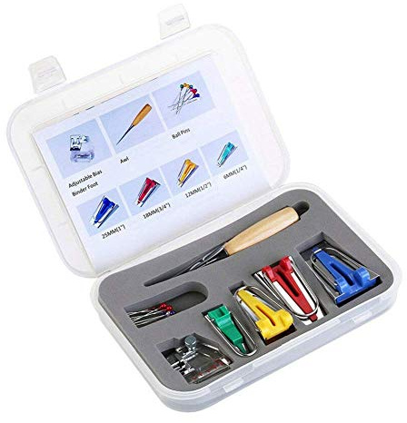 Venus Valink Multifunktionales Schrägband-Macher-Set für Nähen, Quilten, Ahle und Binder, Nähzubehör
