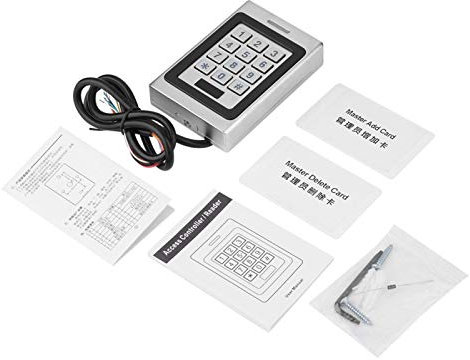 【Festa della mamma】 Tastiera digitale cablata IP67 impermeabile universale 12V DC con custodia in metallo per porte da garage, apriporta e sistemi di controllo accessi, scheda RFID Controller di