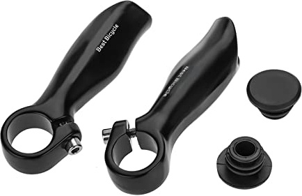Fahrradlenker,Aluminiumlegierung Fahrrad Bar End Lenkerverlängerung Barend Ends Radfahren Zubehör für Rennrad Mountainbike, Fahrrad Griffe, Sicherer Halt
