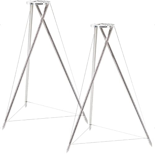 Q Acoustics Tensegrity Lautsprecherständer - Stabiler Metallstativ Ständer für Bücherregal-Lautsprecher/TV-Lautsprecher/Gaming-Lautsprecher bis zu 20 kg - Lautsprecherständer Paar für Surround Sound