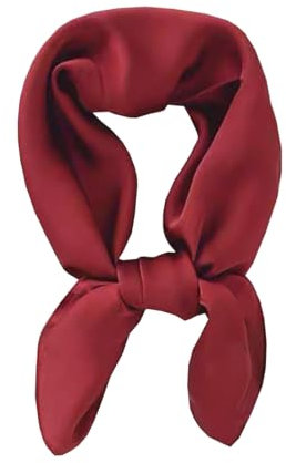 KOOYOL Damen Seidentuch Seide Leicht Seidenschal Bandana Halstuch Kopftuch Elegante Schal Tuch Geschenk für Frauen