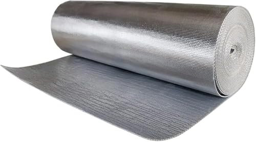 vapour barrier thermal WaiDXn Aluminum Foil Reflective Foil And Aluminum Foil Woven Insulation Film For Attics, Windows, And Garages(30m)