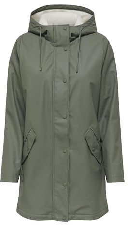 Onlsally Chubasquero Otw Noos, Castor Gray., XL