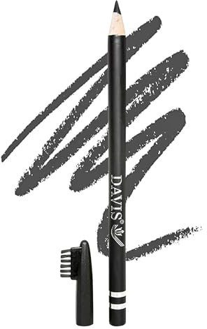 FATASH Waterproof Eyeliner Pencil with Built-in Brush, Smudge-Proof & Long-Lasting Matte Finish Soft Kohl Kajal, Glide-On Formula for Cat Eye & Smokey Bold Looks - Black