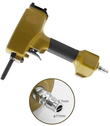 Pneumatische Nagelpistole, T50sc Pneumatic Nail Puller Air Nail Remover Air Punch Nailer Stubbs Nail Gun Nails Recycling Pallet Wood Working,Druckluftwerkzeuge für Kompressor(JPN standard)