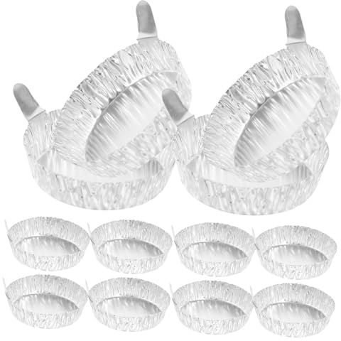 ABOOFAN 100pièces Plaque De Pesée Aluminium Plateau Pour Balance Et Échantillons Matériel De Laboratoire Léger Et Pratique