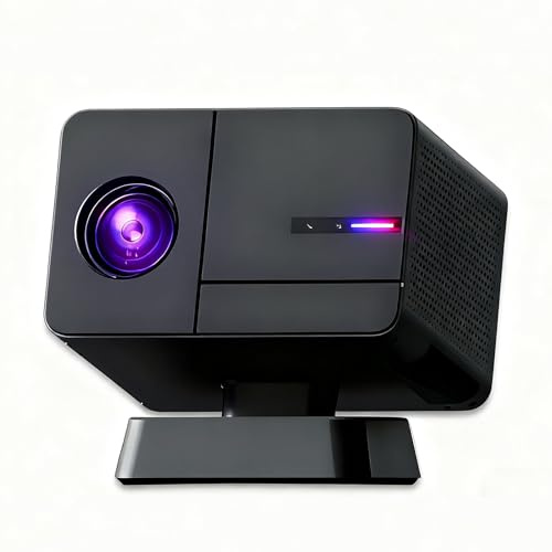 Proiettore P50 Max con WiFi e Bluetooth, 800 Lumen, Proyector 4K incorporato 36000+ giochi con 14 emulatori, proiettore Android 11 supporta Online OTA Update,nero