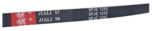 5PJE1252 Washing Machine Drive Belt 5PJE 1252 Compatible With Bosch