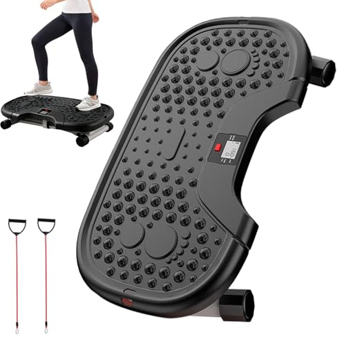 Balancín stepper – Mini stepper para oficina y hogar, balancín portátil para entrenamiento en casa, ideal para glúteos, abdominales, tronco, parte inferior del cuerpo, salón, balcón, interior