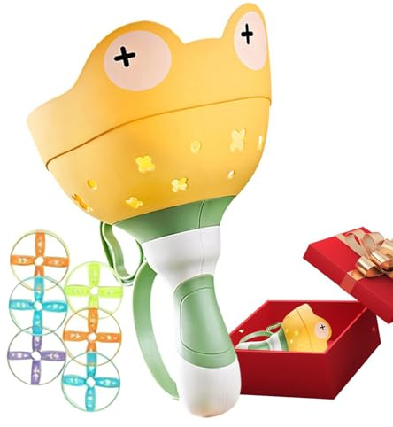 Juego de juguetes para platillos voladores - Juego de captura de 6 piezas, deportes interactivos, disco al aire libre duradero, discos de lanzamiento ligeros para el patio, juegos, la