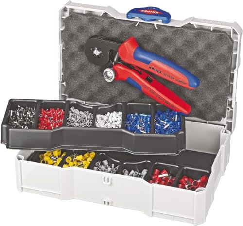 KNIPEX Crimp-Sortiment für Aderendhülsen 9-teilig 265 mm, 97 90 09