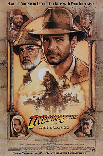 Close Up Indiana Jones und der letzte Kreuzzug (1988) | US Import Filmplakat, Poster [68 x 98 cm]