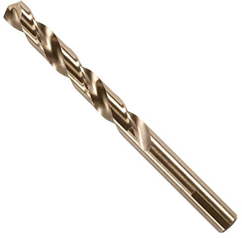 BOSCH CO2159B 1,27 x 15,2 cm (1/2 x 6 Zoll) 1 Stück Cobalt M42 Metallbohrer mit drei-flachem Schaft für Bohranwendungen in Edelstahl, Gusseisen, Titan, Leichtmetall, Aluminium