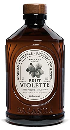 Bacanha Sirop Brut de Violette 400 ml - Veilchen Sirup aus Frankreich