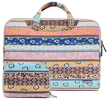 YOUCAI 15.6 Zoll Laptoptasche Aktentaschen Mit Kleiner Tasche, Handtasche Tragetasche, Multifunktion Laptop Aktentasche, Schulter Tasche Notebooktasche Für Universität, Arbeit Und Geschäftsreise,Rosa