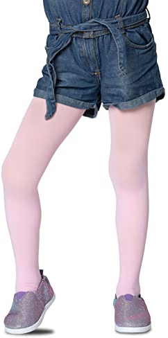 LORES Mädchen Kinder Strumpfhose mit Fuß Ballett Tanzschule 40 DEN Blickdicht